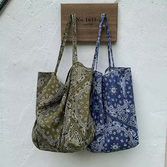 Boho Bandana Tote Bag