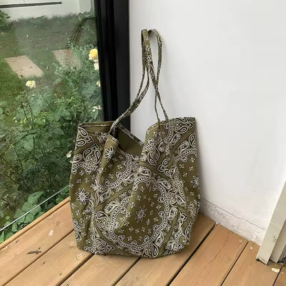 Boho Bandana Tote Bag